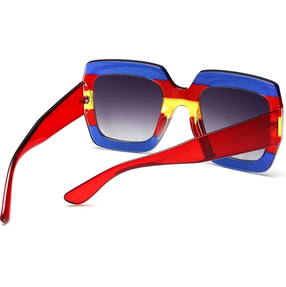 SQUARE COLORBLOCK SUNGLASSES 🕶 😎 - Picture 7 of 12